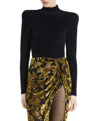Fluffy Ribbed Knit Jumper