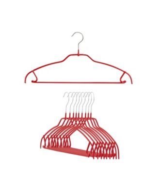 Silhouette Steel Grip Clothing Hanger, Model 42FTU, Set of 10