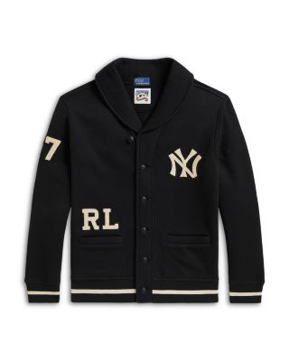 Unisex Polo Ralph Lauren Yankees Cotton Blend Cardigan - Big Kid