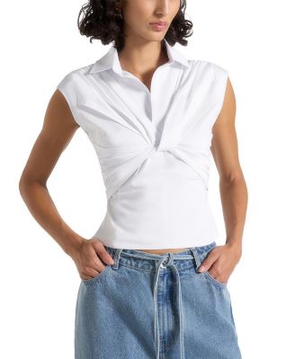Yvette Twist Sleeveless Shirt