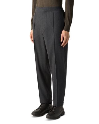 Wool, Silk & Cashmere Tapered Pants