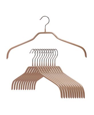 Silhouette Steel Grip Clothing Hanger, Model 41F, Set of 10