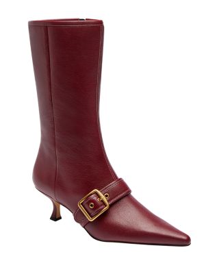 Women's Margot Leather Mid Calf Boots