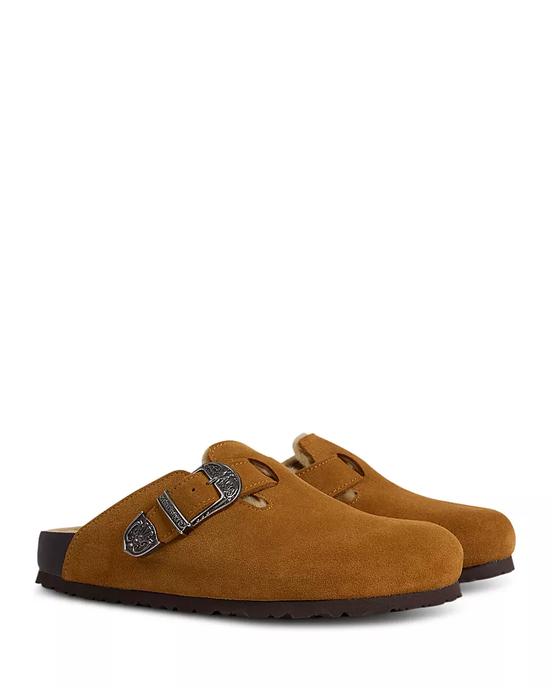 Etro x Birkestock Unisex Boston Shearling Lined Clogs