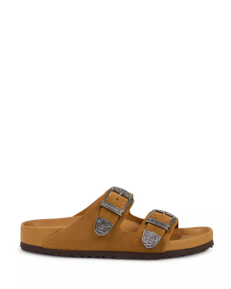 Birkenstock x Etro Men's Arizona Western Suede Sandals