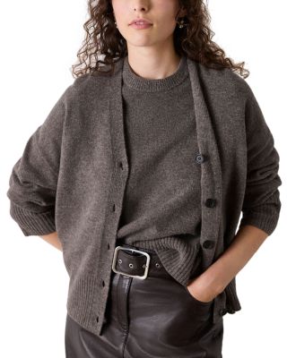 Wool V Neck Cardigan