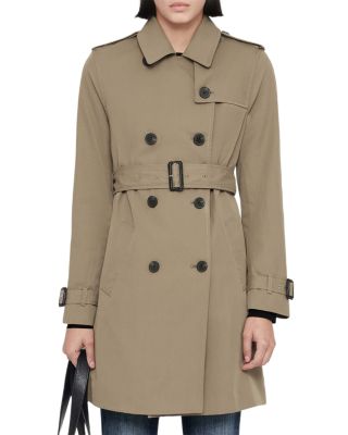 Leonard Cotton Blend Trench Coat