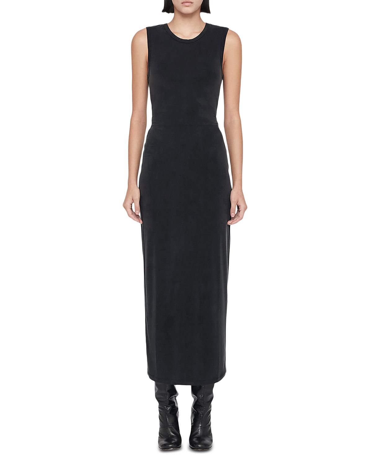 Allsaints Ilia Slim Fit Midi Dress