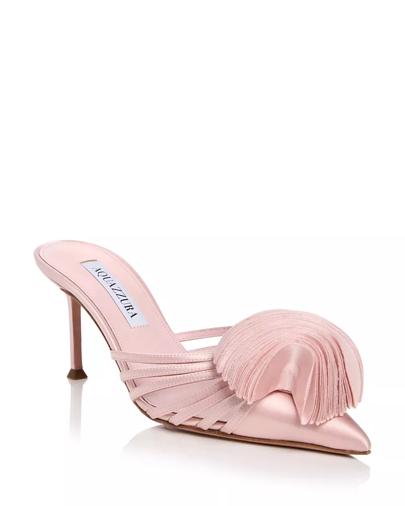 Aquazzura Women's Wild Bloom Mule Pumps
