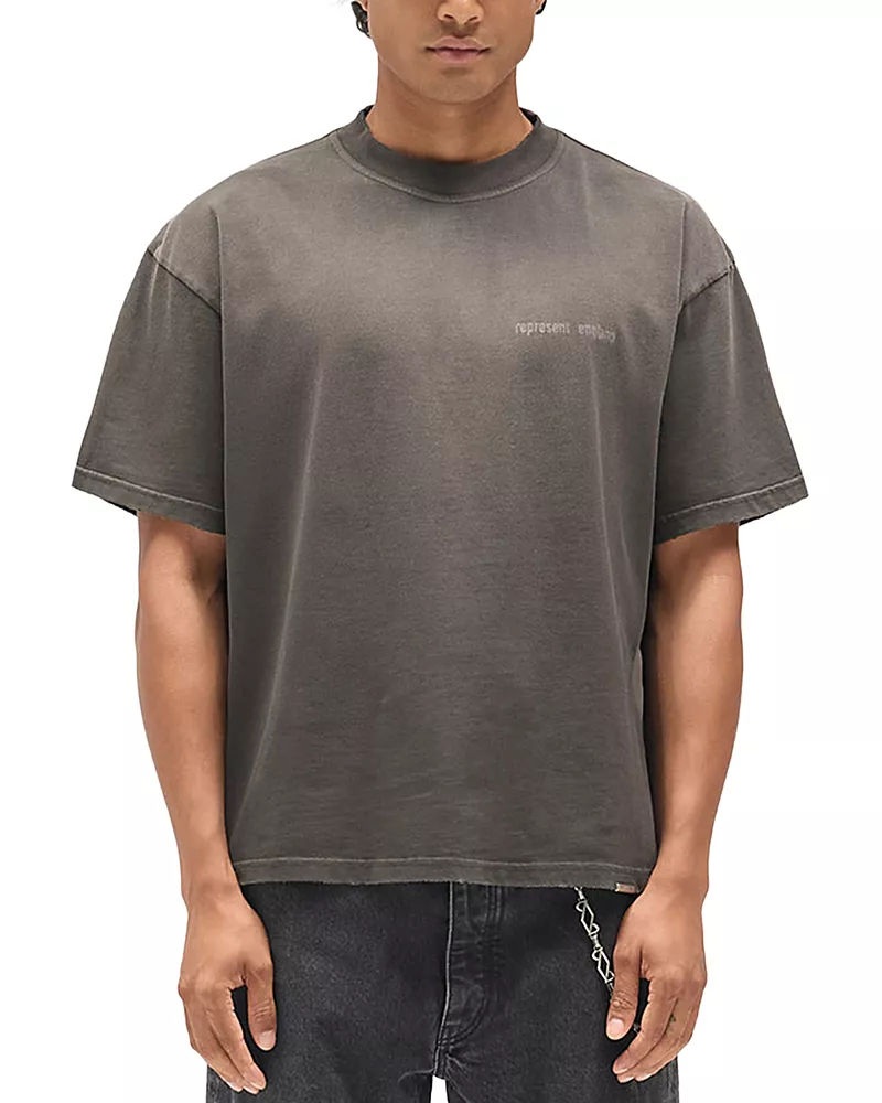 Represent Resent Cotton 1993 Logo Graphic Crewneck T-Shirt
