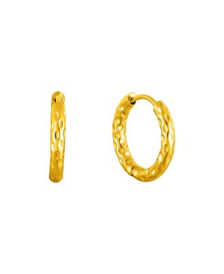  Hammered Hoops Earrings