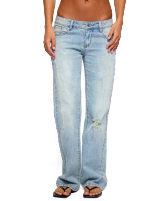  Lainie Distressed Low Rise Bootcut Jeans