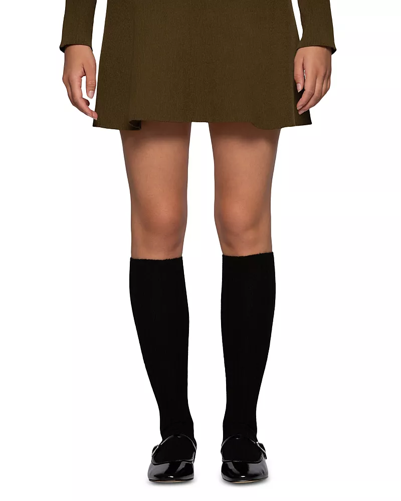 Hue Mixed Rib Knee Socks