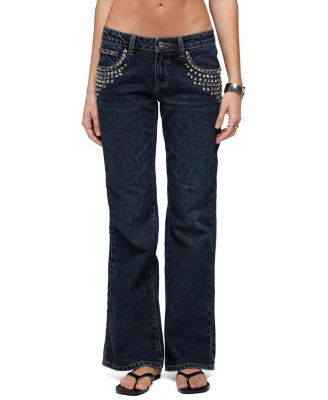  Tyler Studded Low Rise Bootcut Jeans