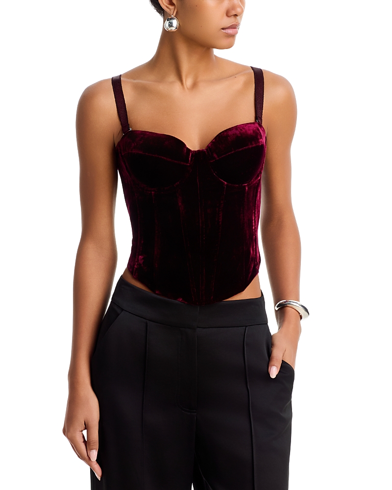 L'Agence Ariana Velvet Corset
