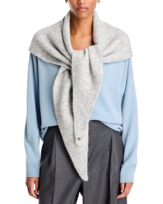 Donegal Knit Triangle Scarf - Exclusive