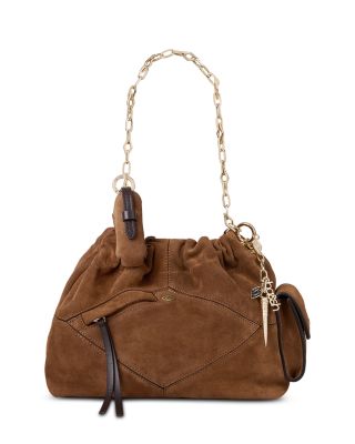 Mini Jun Crinkle Suede Tote