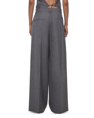Pleated Wide Leg Pants - thumbnail 3