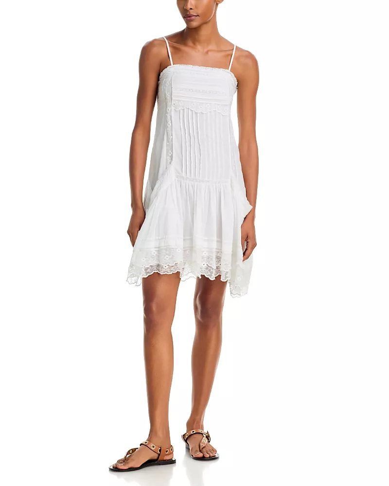 Isabel Marant Etoile Neolda Lace Trim Dress