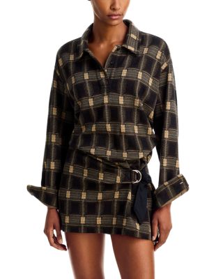 Jisola Belted Cotton Shirtdress