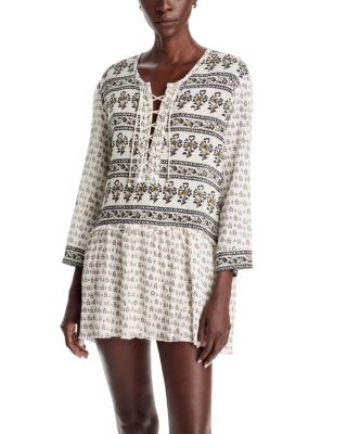 Rosalia Lace Up Mini Dress