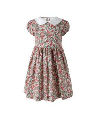  Girls' Botanical Frill Dress - Little Kid, Big Kid