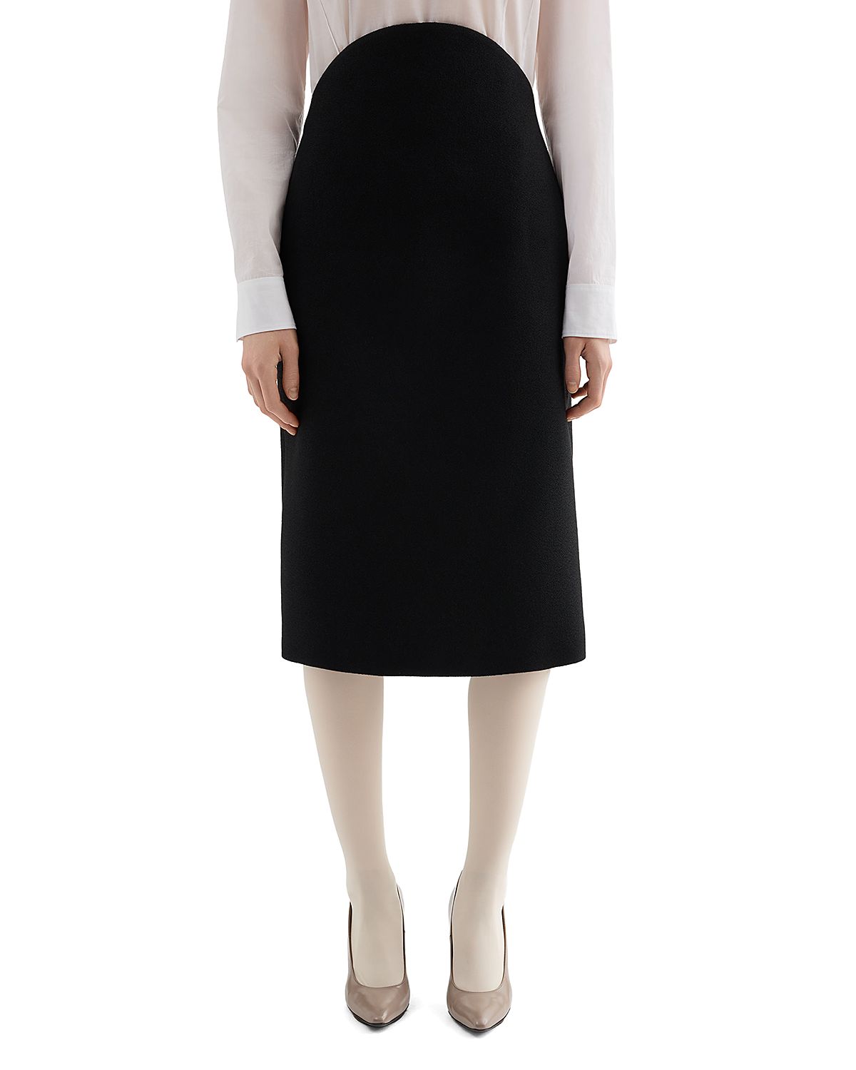 Jil Sander Wool Sable Skirt