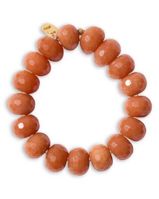 Bronzite Beaded Stretch Bracelet