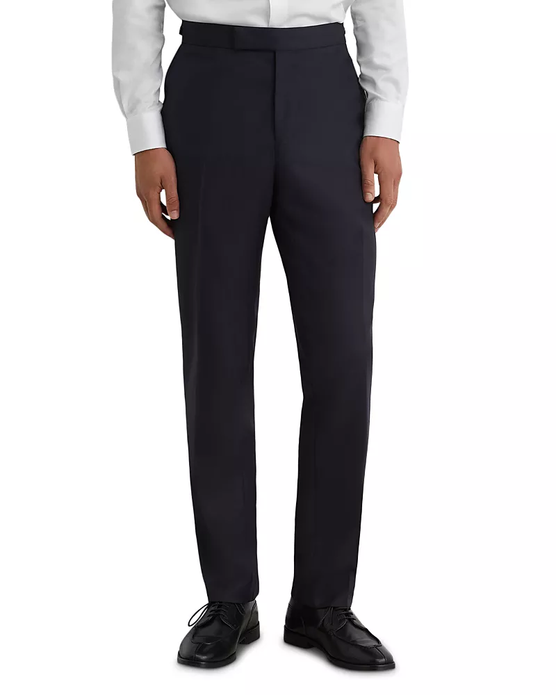 Reiss Success Classic Fit Wool Suit Pants
