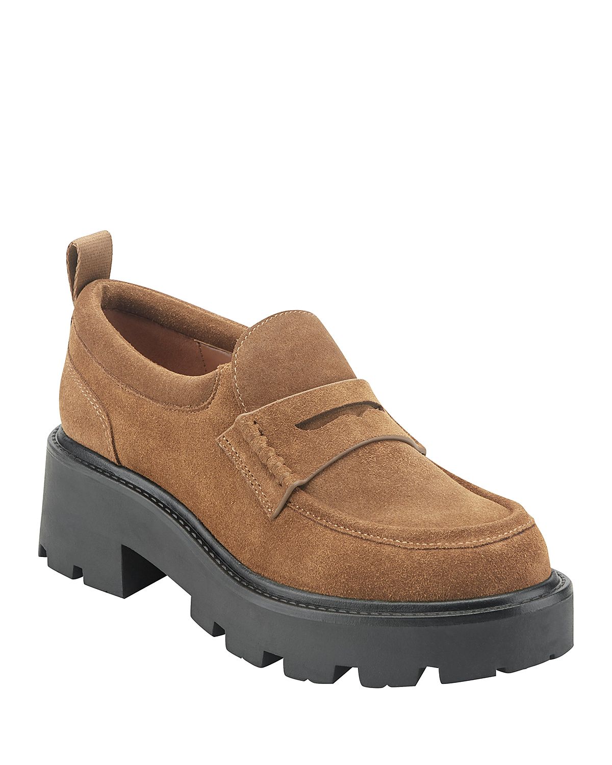 Marc Fisher Ltd. Women's Meeme Suede Lug Sole Loafers