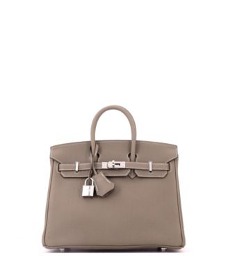 Pre-Owned HERMES Birkin 25 Leather Handbag