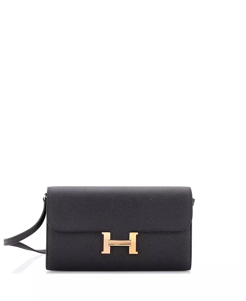 Pre-Owned HERMES Constance Epsom Leather Wallet