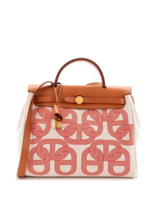 Herbag Zip Canvas & Leather Tote