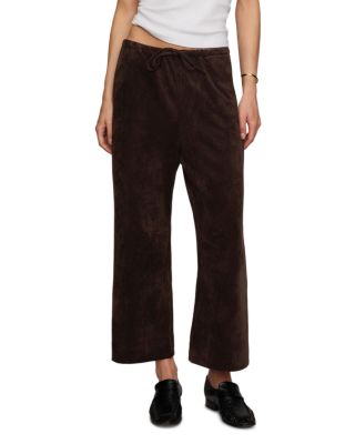 Drift Faux Suede Cropped Pants