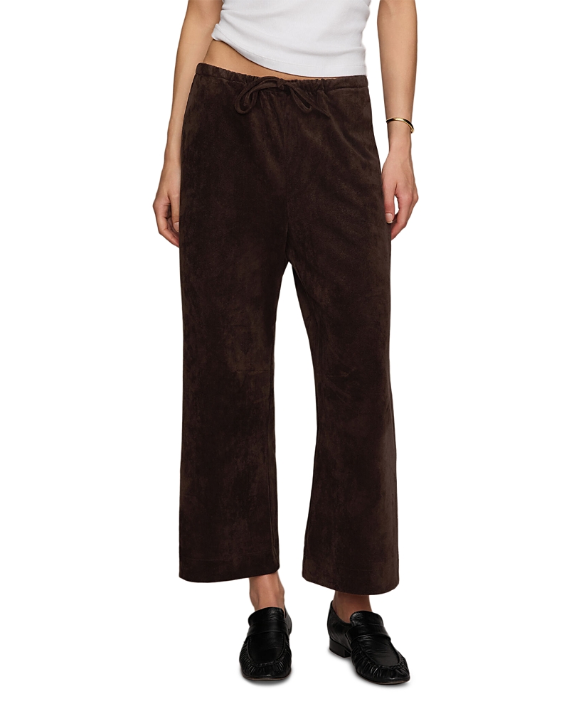 Z Supply Drift Faux Suede Cropped Pants