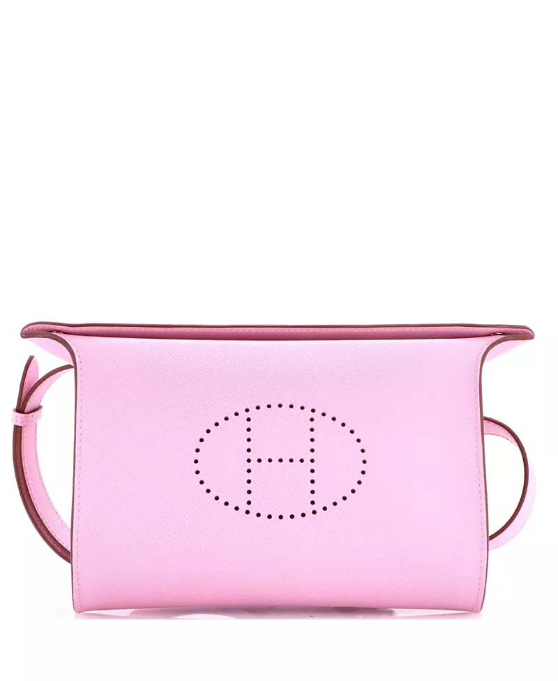 Pre-Owned HERMES Videpoches Mini Epsom Leather Crossbody