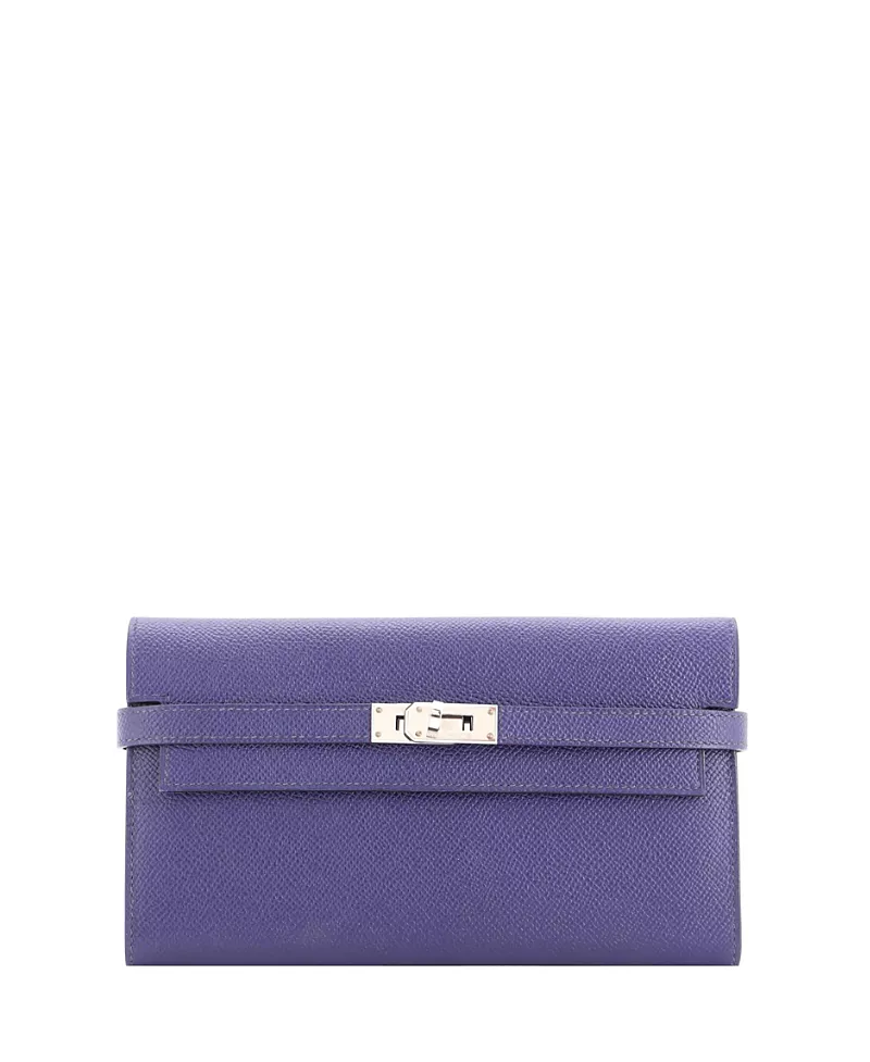 Pre-Owned HERMES Long Kelly Verso Epsom Leather Wallet