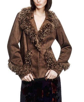  Faux Suede Jacket