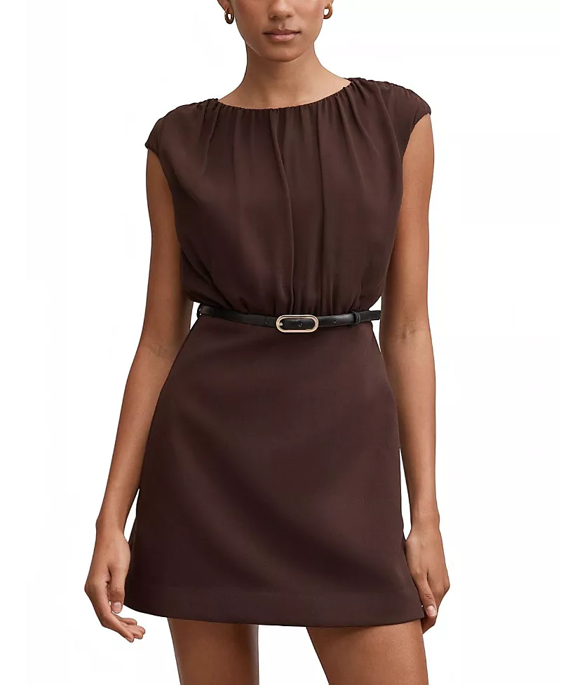 Ever New Women's Quinn Gathered Bodice Mini Dress