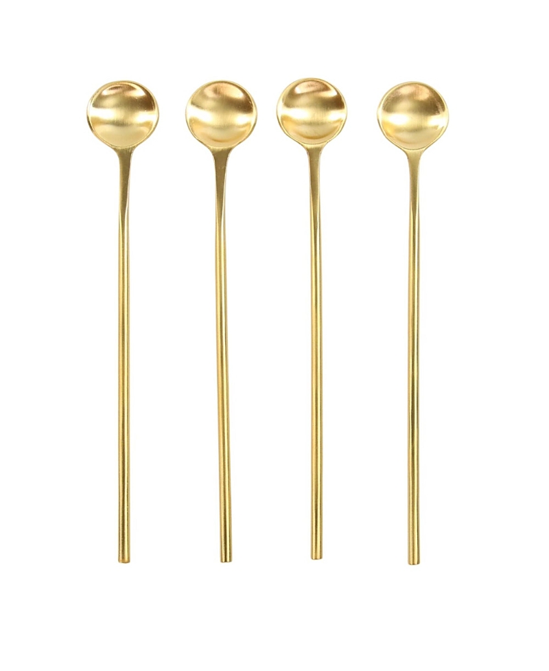 Be Home Luxe Thin Long Spoons, Set of 4