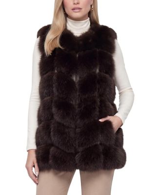  Faux Fur Fox Vest