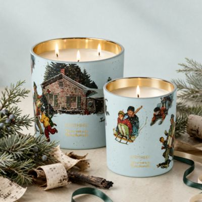 Juniper Birch Norman Rockwell Candle
