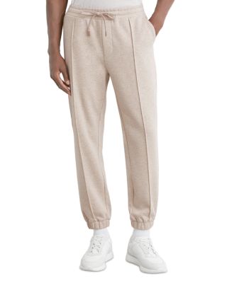 Gray Herringbone Jogger Pants