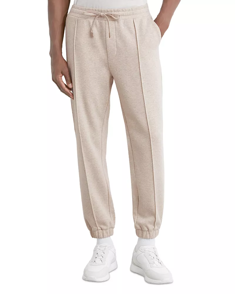 Reiss Gray Herringbone Jogger Pants