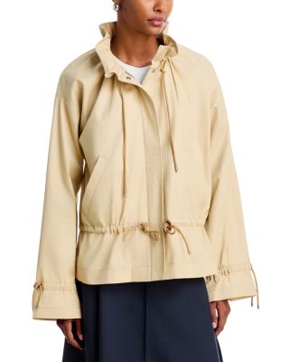 Cotton Twill Cinched Parka