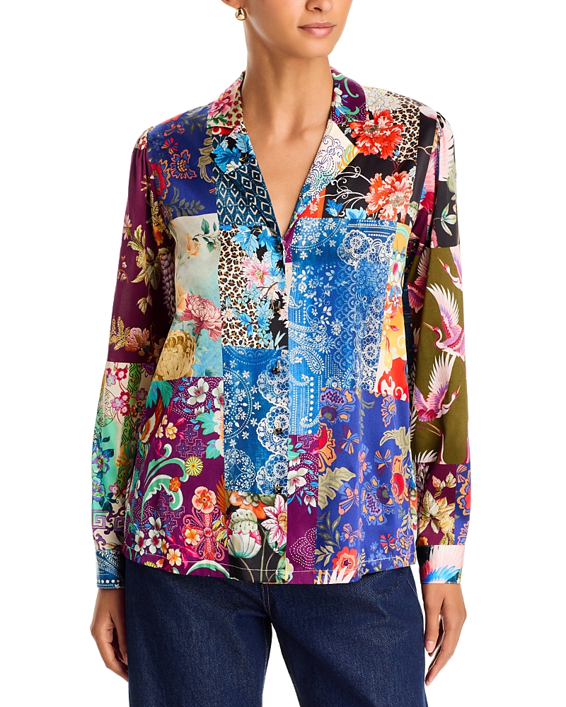 Johnny Was Norih Notched Lapel Shirt