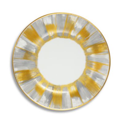 Marie Daage Panache Bread/side Plate In Yellow