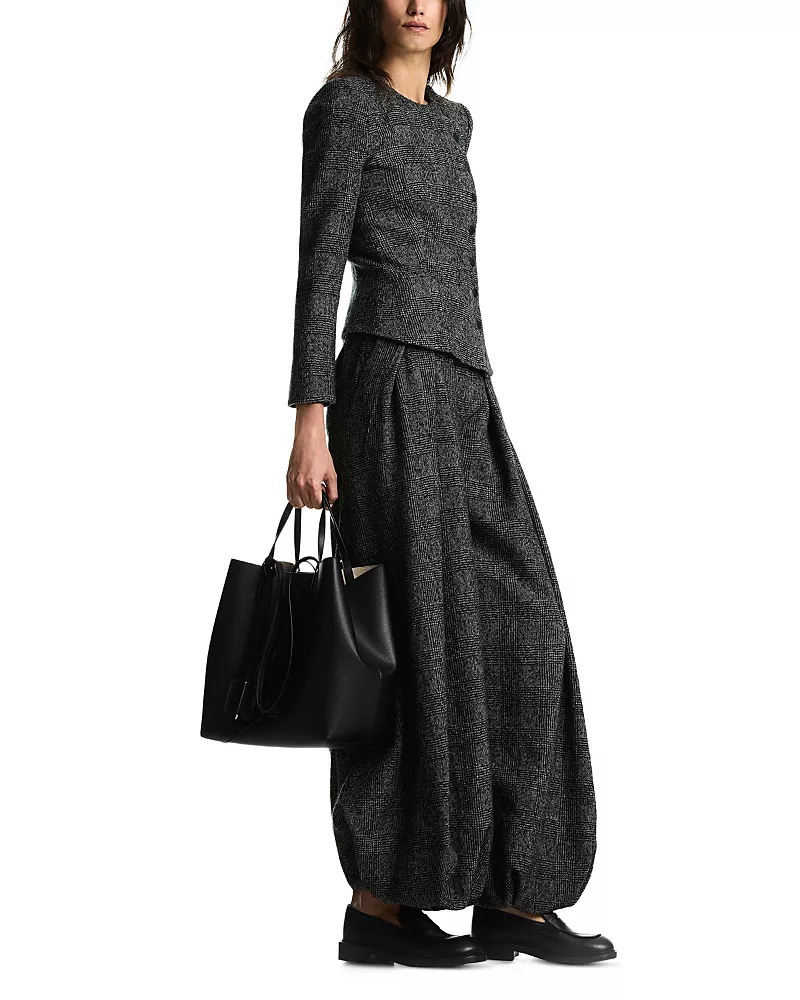 Emporio Armani Wool Asymmetrical Jacket