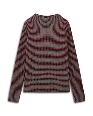 Striped Jacquard Jersey Sweater
