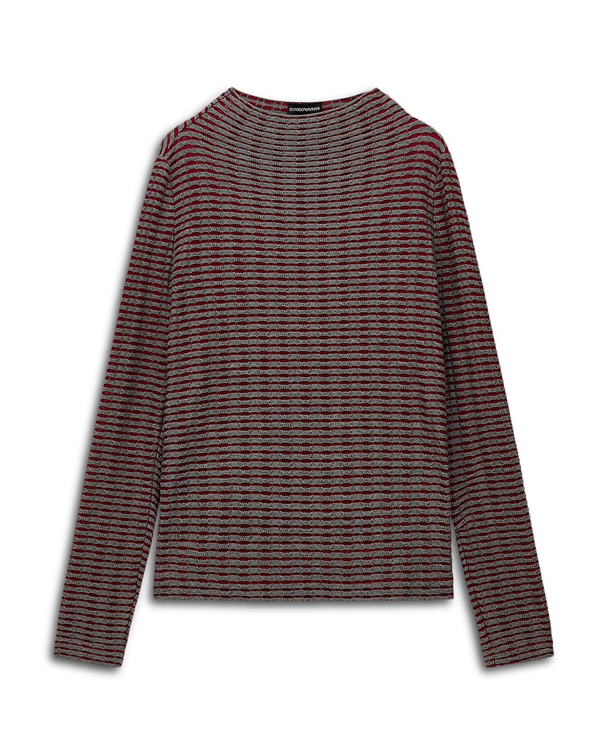 Emporio Armani Striped Jacquard Jersey Sweater